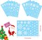 510 Pcs 10 Sheet Double-Sided Christmas Window Clings Stickers